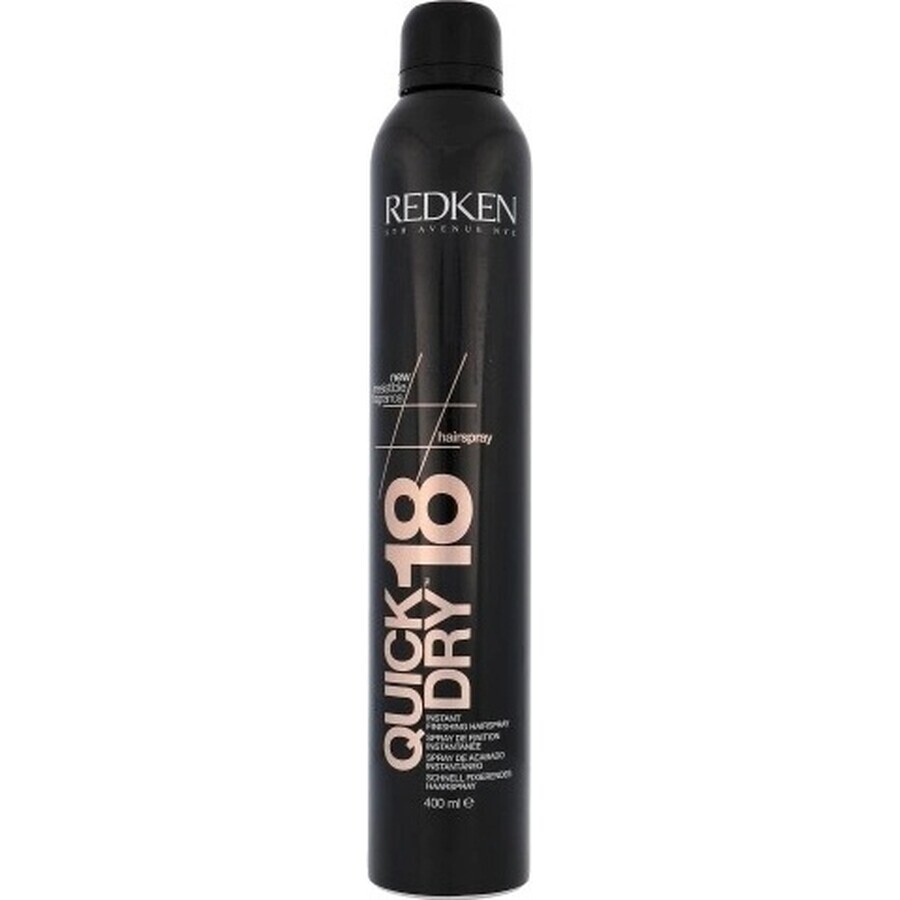 Redken Quick Dry sterk fixerende haarlak 1×400 ml, haarlak