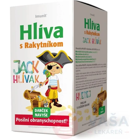 JACK'S HEAD 1×30 tbl JACK'S HEAD HLIVA Immunit met Duindoorn voor kinderen + geschenk