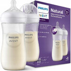 Philips AVENT Natural Response Bottle 330 ml, 3m+ 2 pcs 1×2 pcs 1×2 Bottle, glass