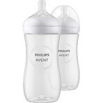 Philips AVENT Natural Response Bottle 330 ml, 3m+ 2 pcs 1×2 pcs 1×2 Bottle, glass