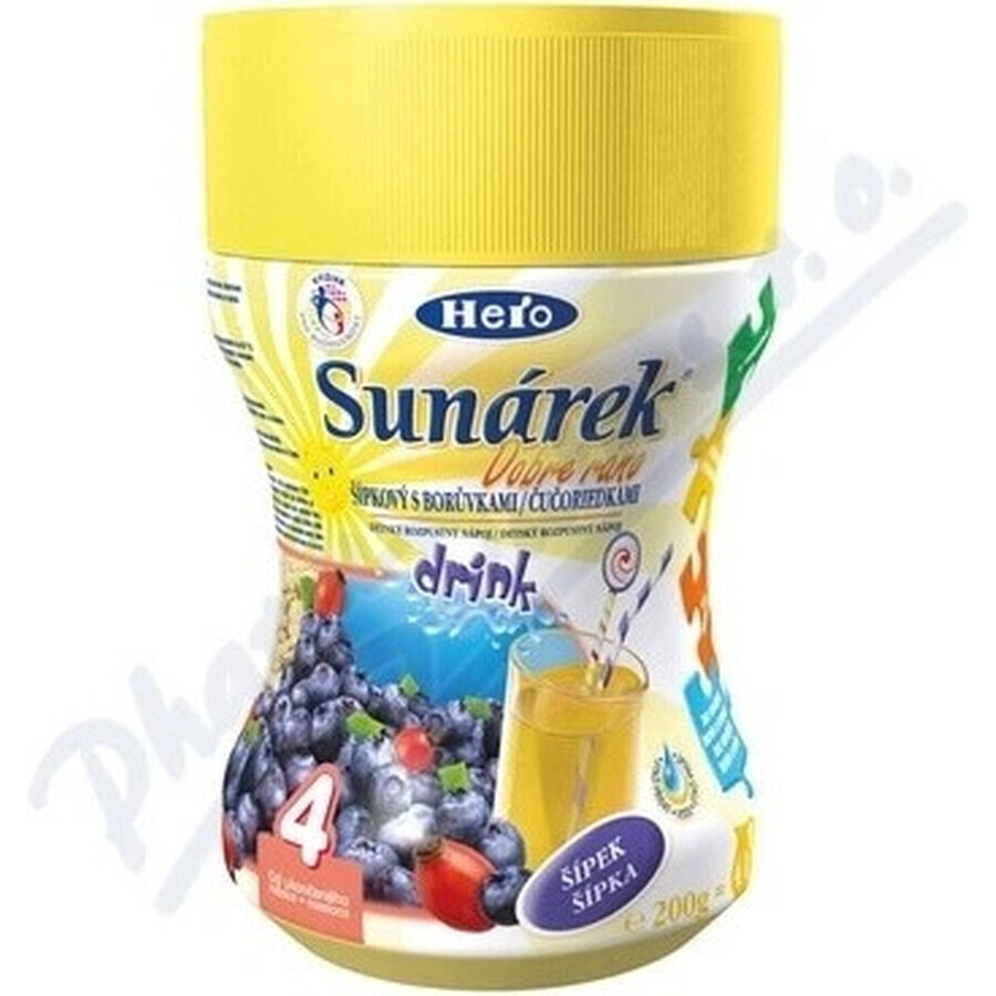 Sunar oplosdrank Rozenbottel met Cranberry 1×200 g