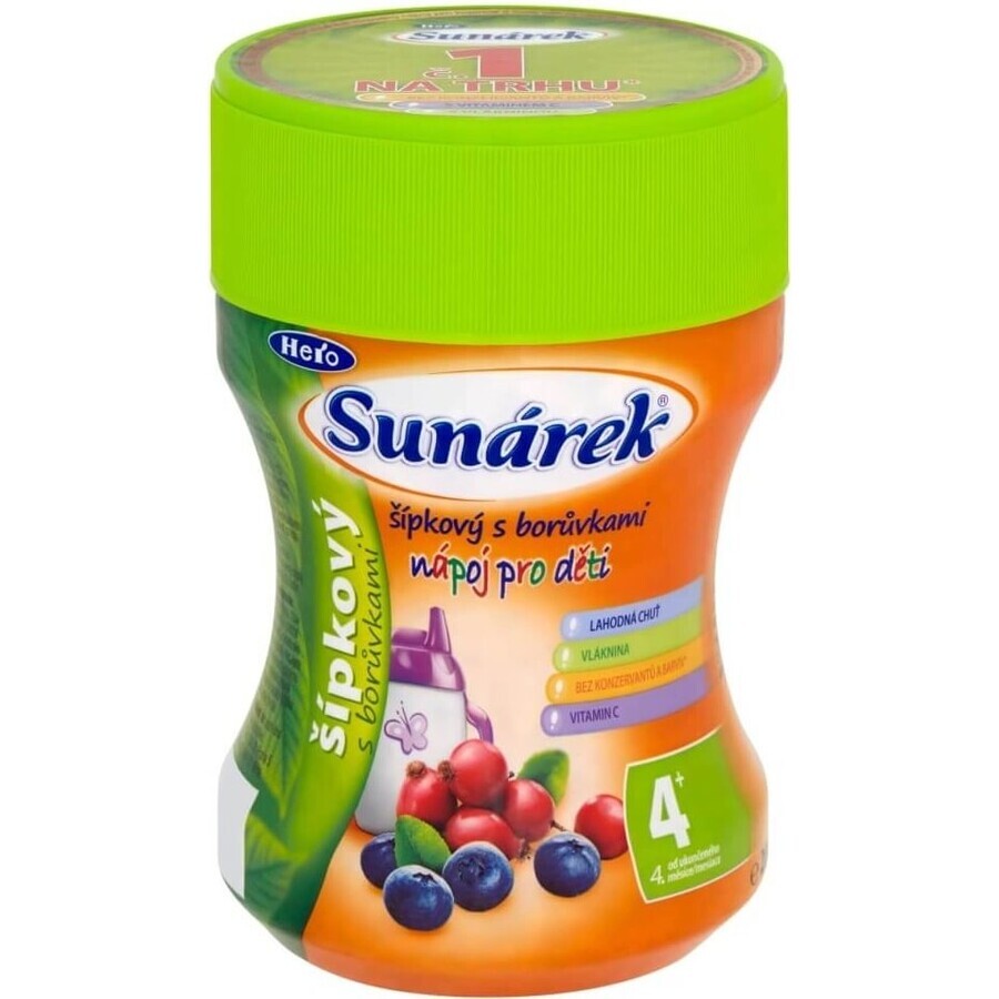 Sunar oplosdrank Rozenbottel met Cranberry 1×200 g