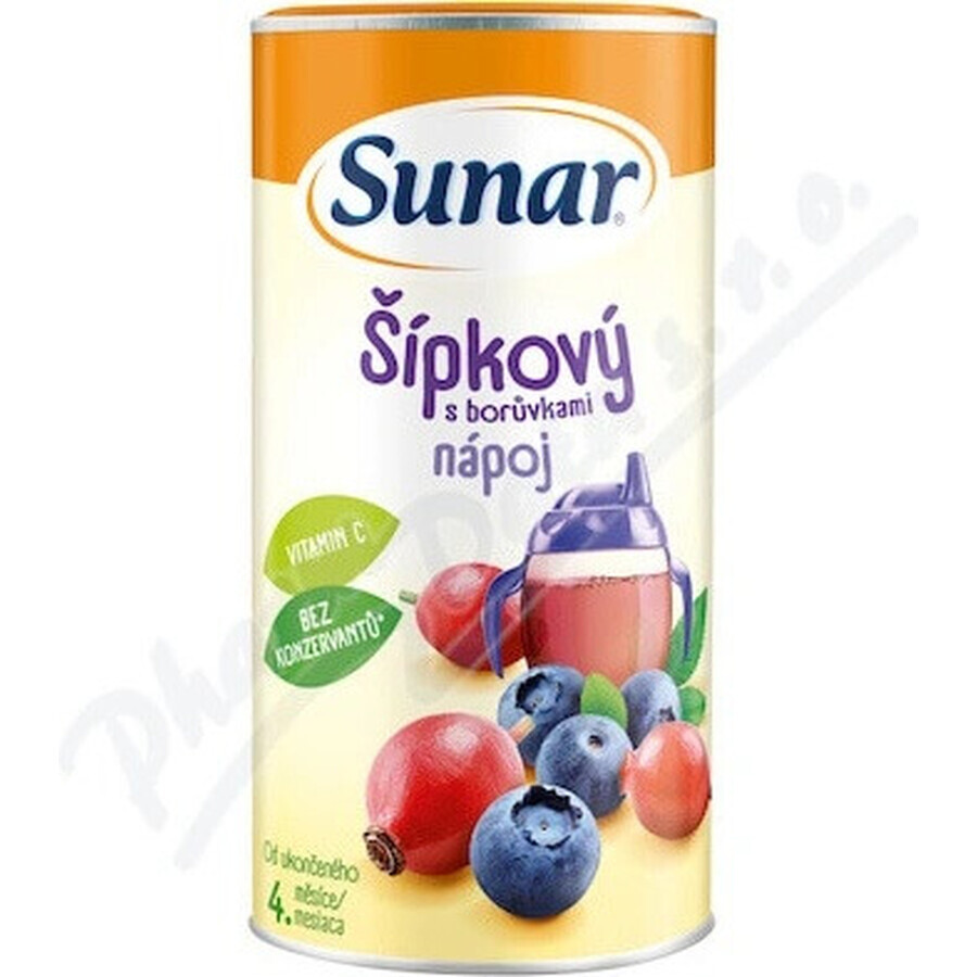 Sunar oplosdrank Rozenbottel met Cranberry 1×200 g