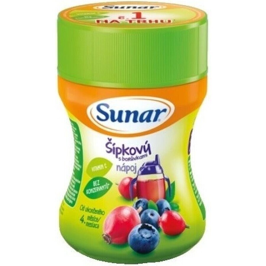 Sunar oplosdrank Rozenbottel met Cranberry 1×200 g