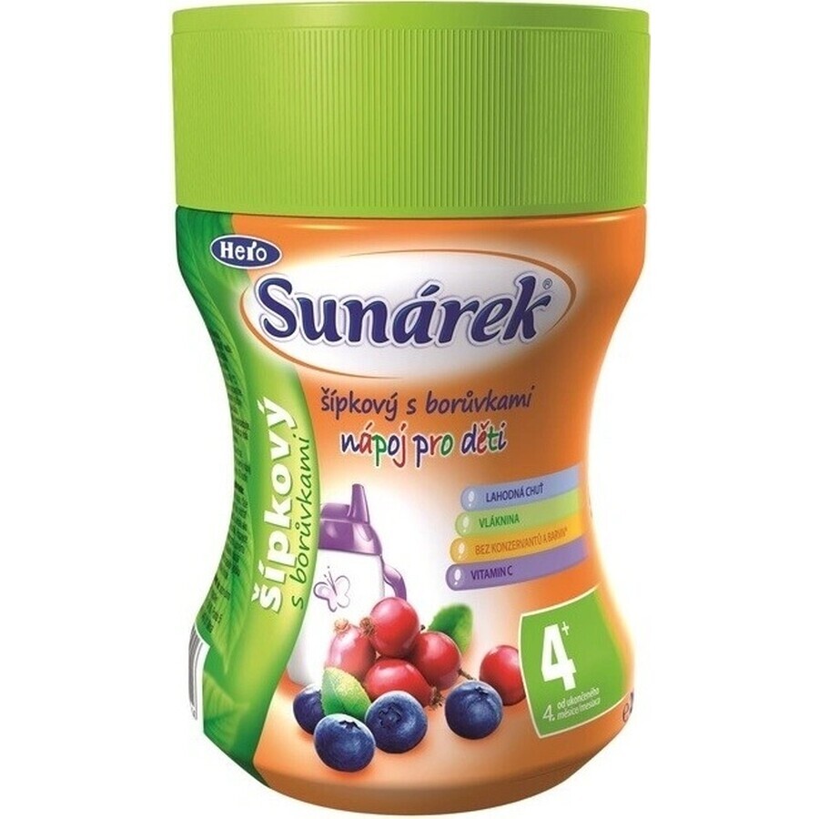 Sunar oplosdrank Rozenbottel met Cranberry 1×200 g