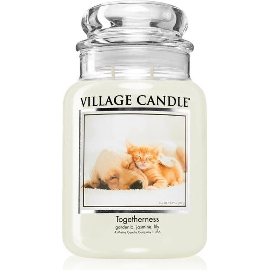 Village Candle Duftkerze im Glas - Zweisamkeit - Zusammenhalt, groß 1×1 St.