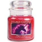 Village Candle Duftkerze im Glas - Magical Unicorn, mittelgroß 1×1 Stück, Duftkerze