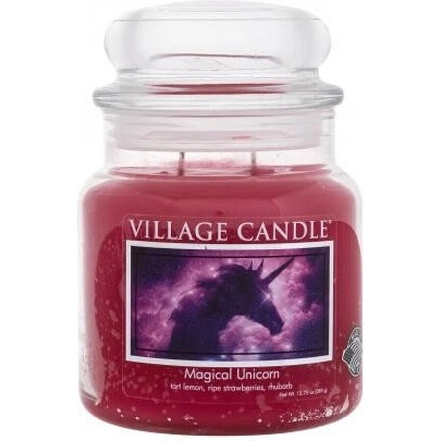 Village Candle Duftkerze im Glas - Magical Unicorn, mittelgroß 1×1 Stück, Duftkerze