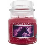 Village Candle Duftkerze im Glas - Magical Unicorn, mittelgroß 1×1 Stück, Duftkerze