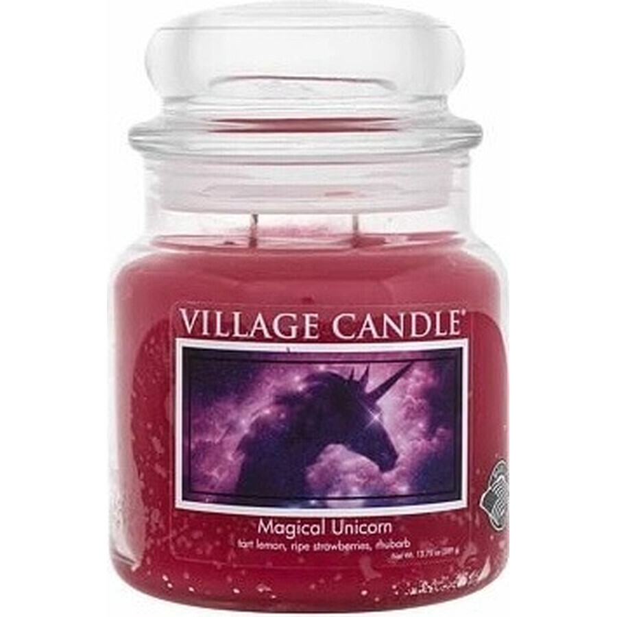 Village Candle Duftkerze im Glas - Magical Unicorn, mittelgroß 1×1 Stück, Duftkerze