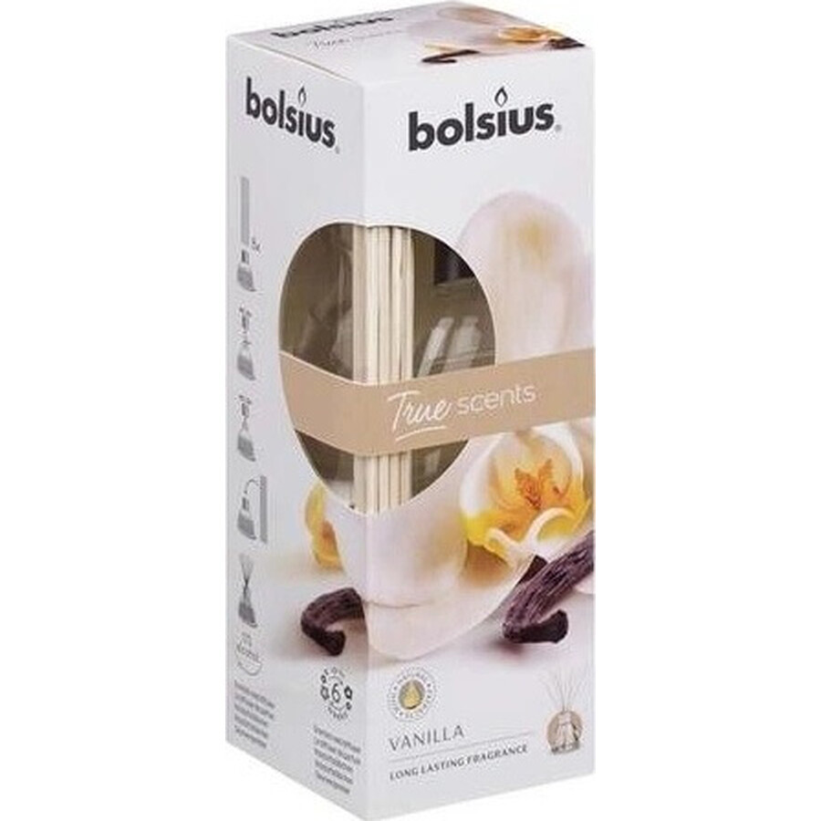 Bolsius Aromatic 2.0 Diffusor 45 ml Vanille 1×45 ml, Aroma-Diffusor