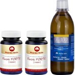 Pharma Activ Reishi forte 1000 ACTION cps 2x90 Stück + Kolloidales Silber Ag100 10ppm 500 ml, 1x1 Set