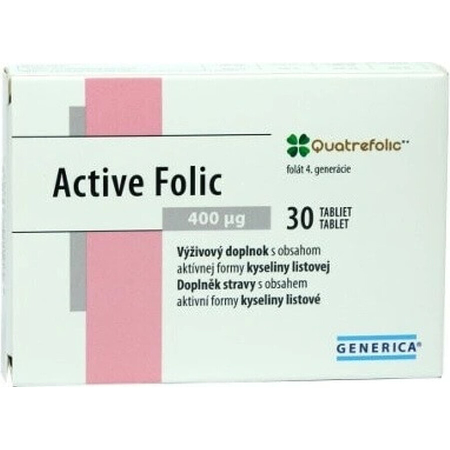 GENERICA Active Folic 1×30 tbl, integratore alimentare