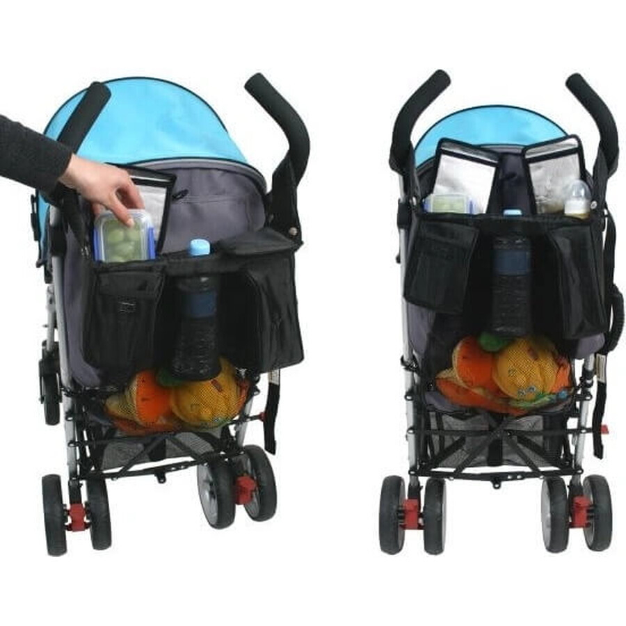 VALCO BABY Kinderwagen-Organizer UNI 1×1 Stück, Kinderwagen-Organizer