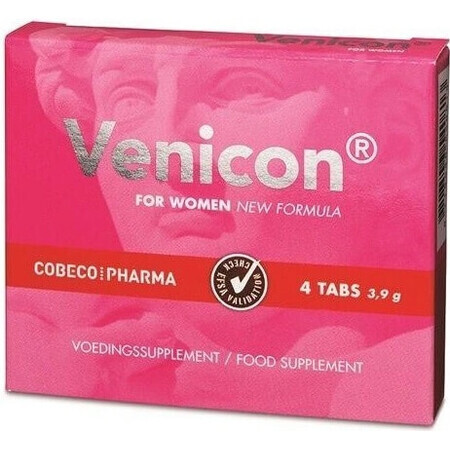 Cobeco Aphrodisiakum Tabletten Venicon Women 1×4 tbl, für Frauen