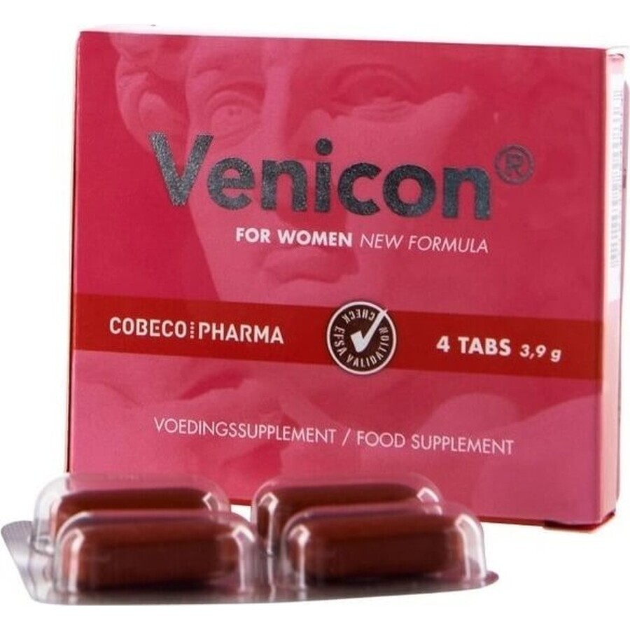 Cobeco Aphrodisiakum Tabletten Venicon Women 1×4 tbl, für Frauen