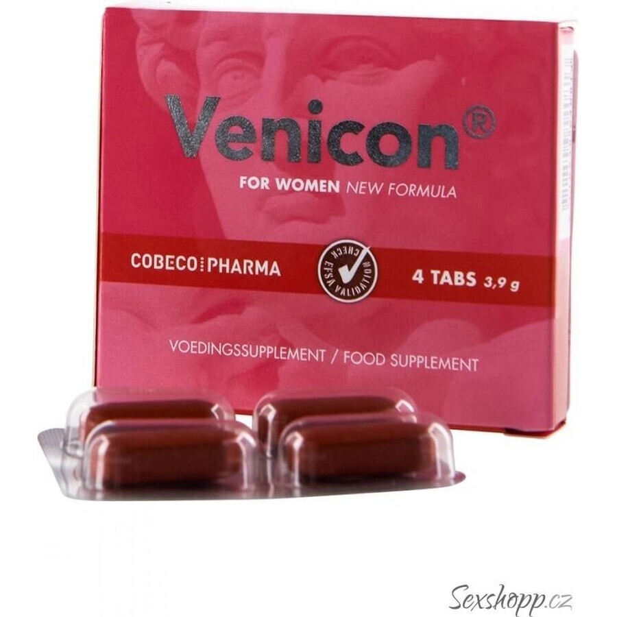 Cobeco Aphrodisiakum Tabletten Venicon Women 1×4 tbl, für Frauen