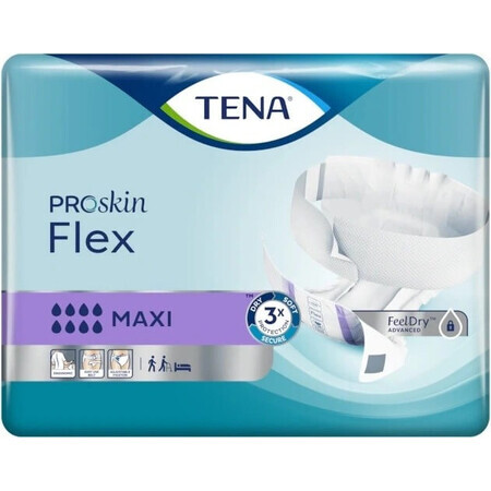 TENA Flex Maxi M 1×22 pcs, incontinence briefs with quick release waistband