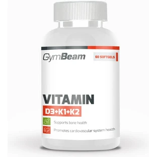Gymbeam vitamina d3+k1+k2 fără aromă 120cps 120 capsule fără aromă