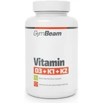 Gymbeam vitamina d3+k1+k2 fără aromă 120cps 120 capsule fără aromă