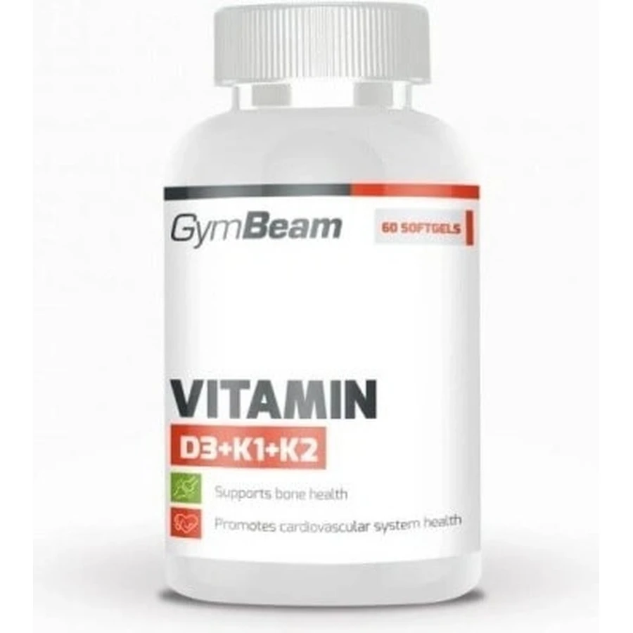 Gymbeam vitamina d3+k1+k2 fără aromă 120cps 120 capsule fără aromă