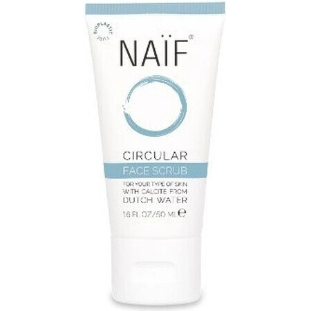 NAÏF Peeling facial cu calcar circular 1×50 ml, peeling facial