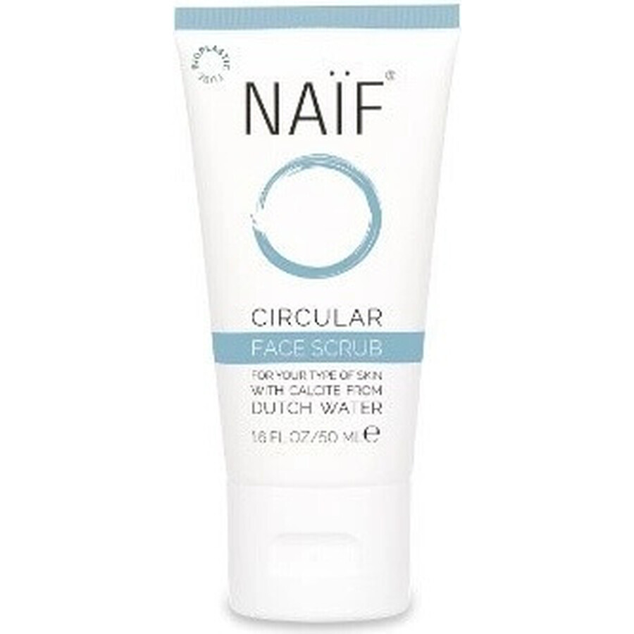 NAÏF Peeling facial cu calcar circular 1×50 ml, peeling facial