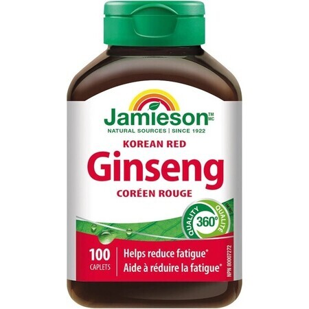 Jamieson Koreaanse ginseng 1×100 tbl, voedingssupplement