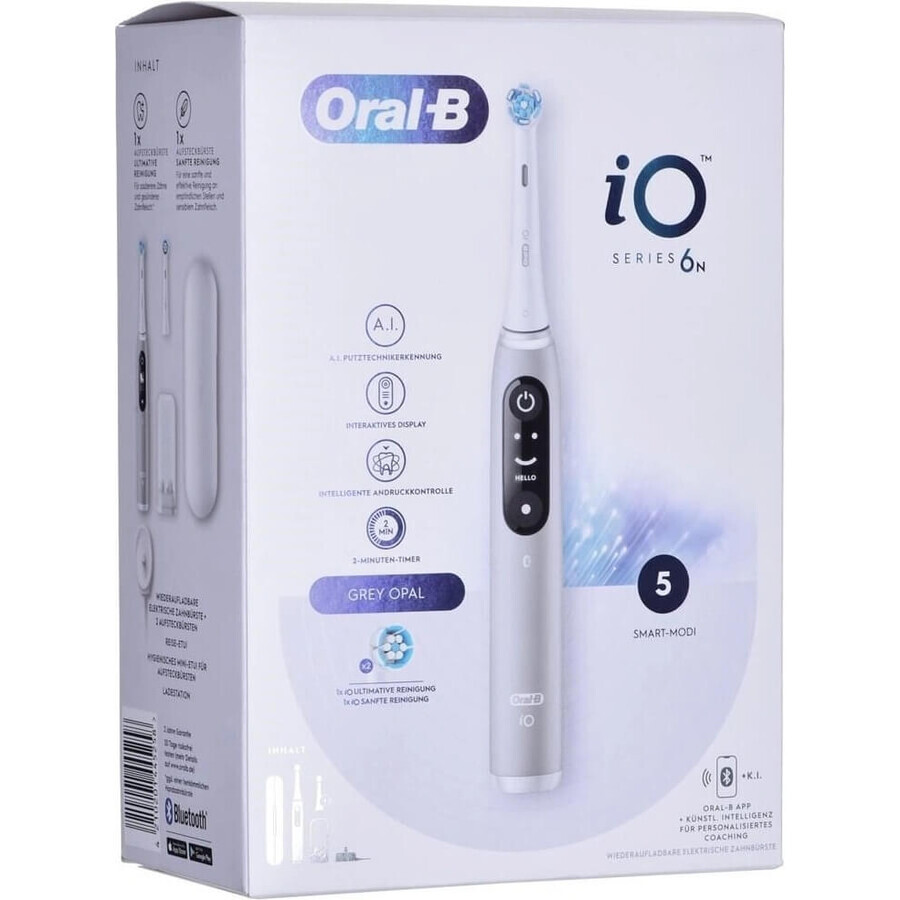 Oral B Oral B iO Series 6 Schwarz 1×1 Elektrische Zahnbürste, elektrische Zahnbürste