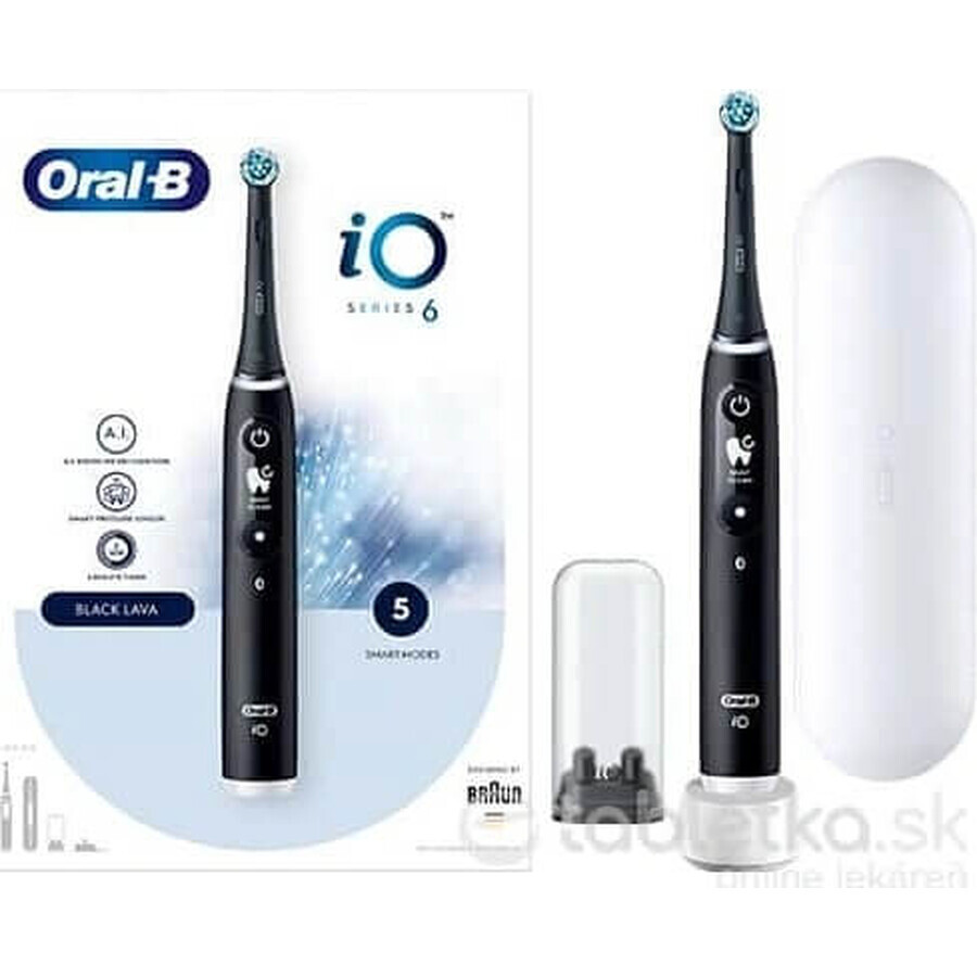 Oral B Oral B iO Series 6 Schwarz 1×1 Elektrische Zahnbürste, elektrische Zahnbürste