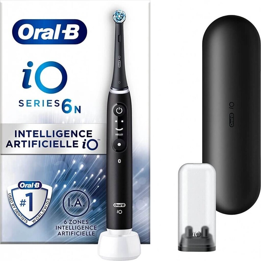 Oral B Oral B iO Series 6 Schwarz 1×1 Elektrische Zahnbürste, elektrische Zahnbürste