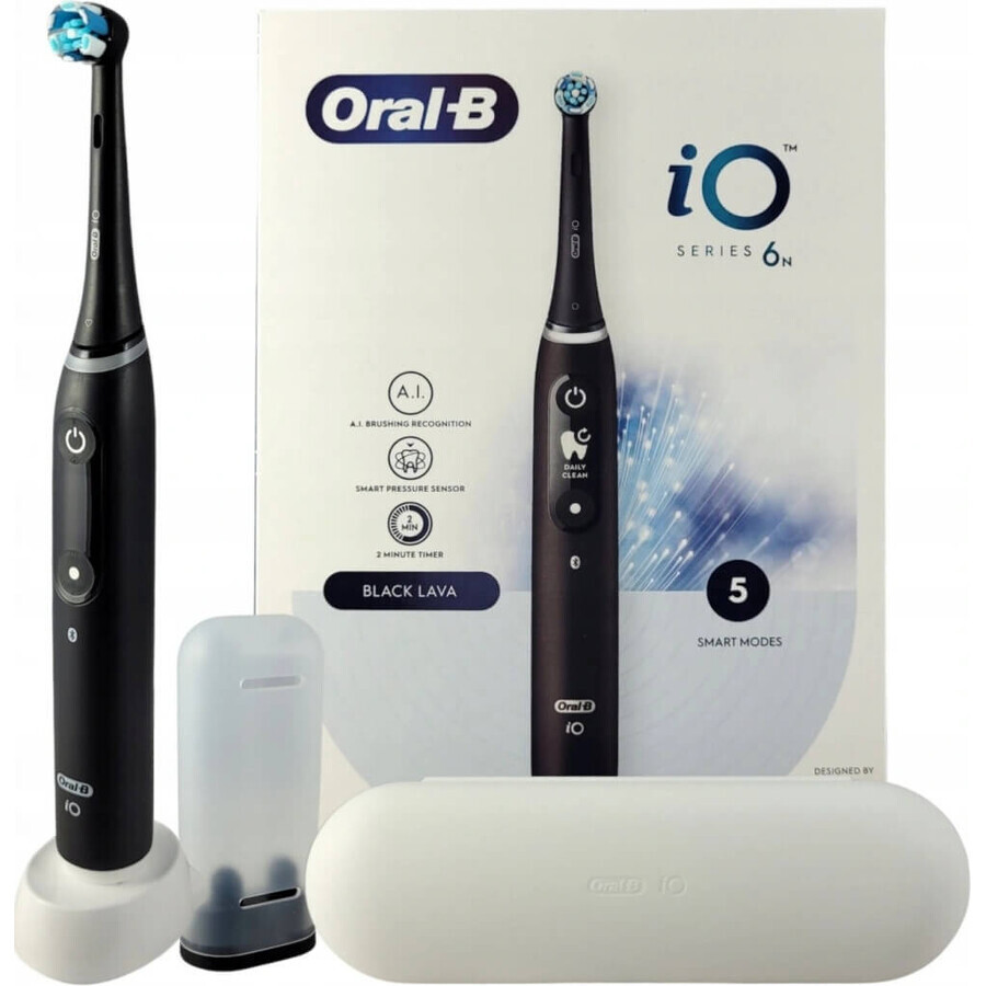 Oral B Oral B iO Series 6 Schwarz 1×1 Elektrische Zahnbürste, elektrische Zahnbürste