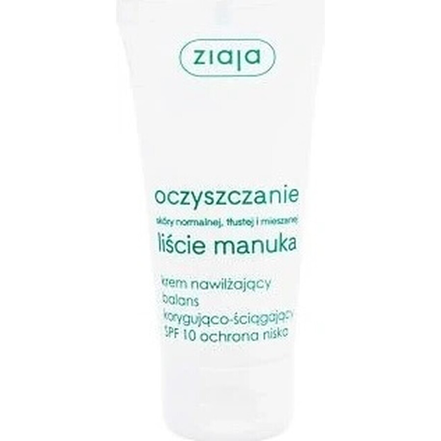 Ziaja Manuka - normalisierende Tagescreme für fettige und Mischhaut 12+ 1×50 ml, Tagescreme