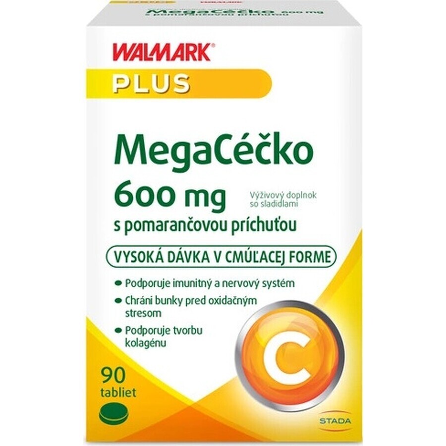 WALMARK Megacečko 600 mg orange 1×90 tbl, Nahrungsergänzungsmittel