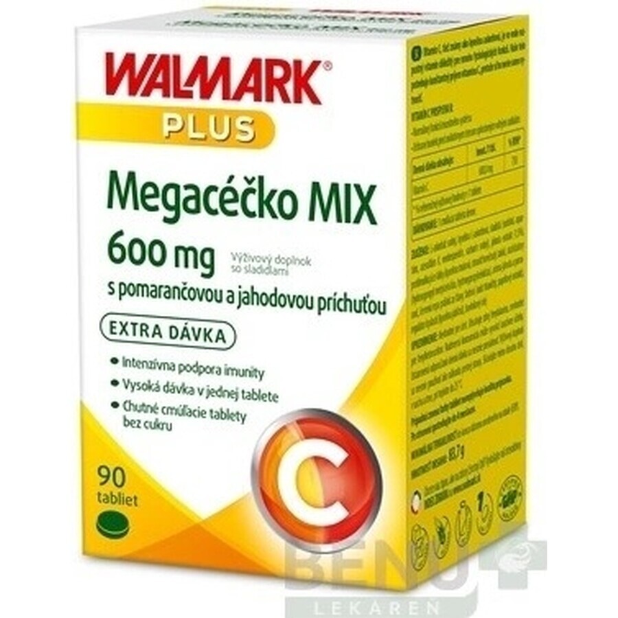 WALMARK Megacečko 600 mg orange 1×90 tbl, Nahrungsergänzungsmittel