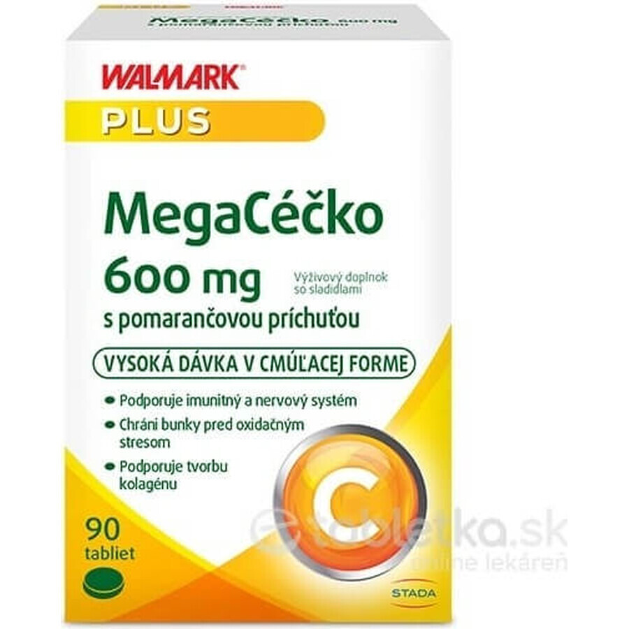 WALMARK Megacečko 600 mg orange 1×90 tbl, Nahrungsergänzungsmittel