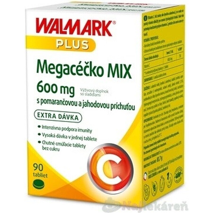 WALMARK Megacečko 600 mg orange 1×90 tbl, Nahrungsergänzungsmittel