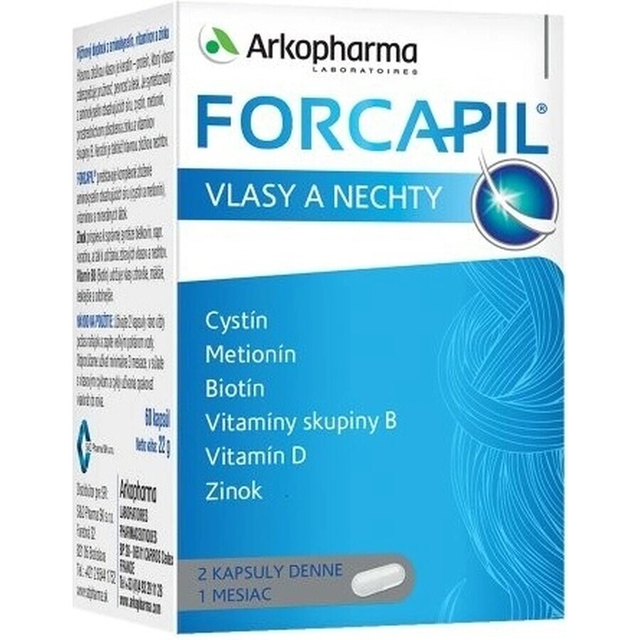 FORCAPIL 1×60 cps, food supplement