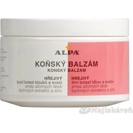 ALPA HORSE HORSE BALM Warming 1×250 ml, massage