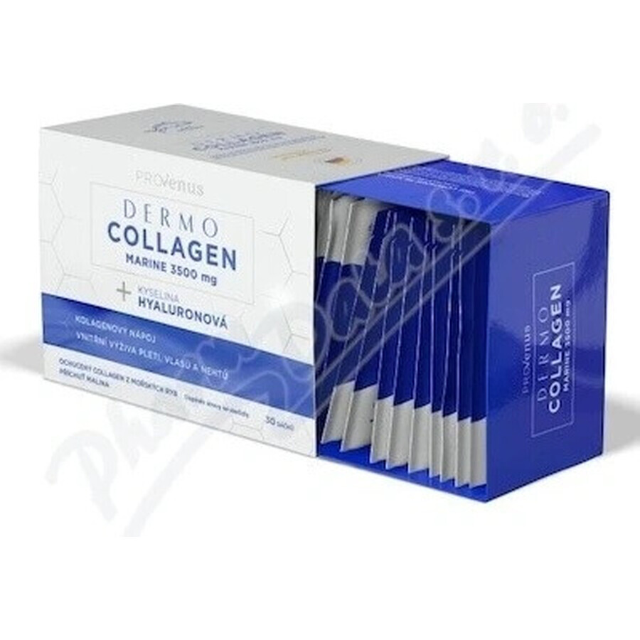 DermoCollagen Marine 3500 mg ProVenus 1×30 pièces, goût framboise