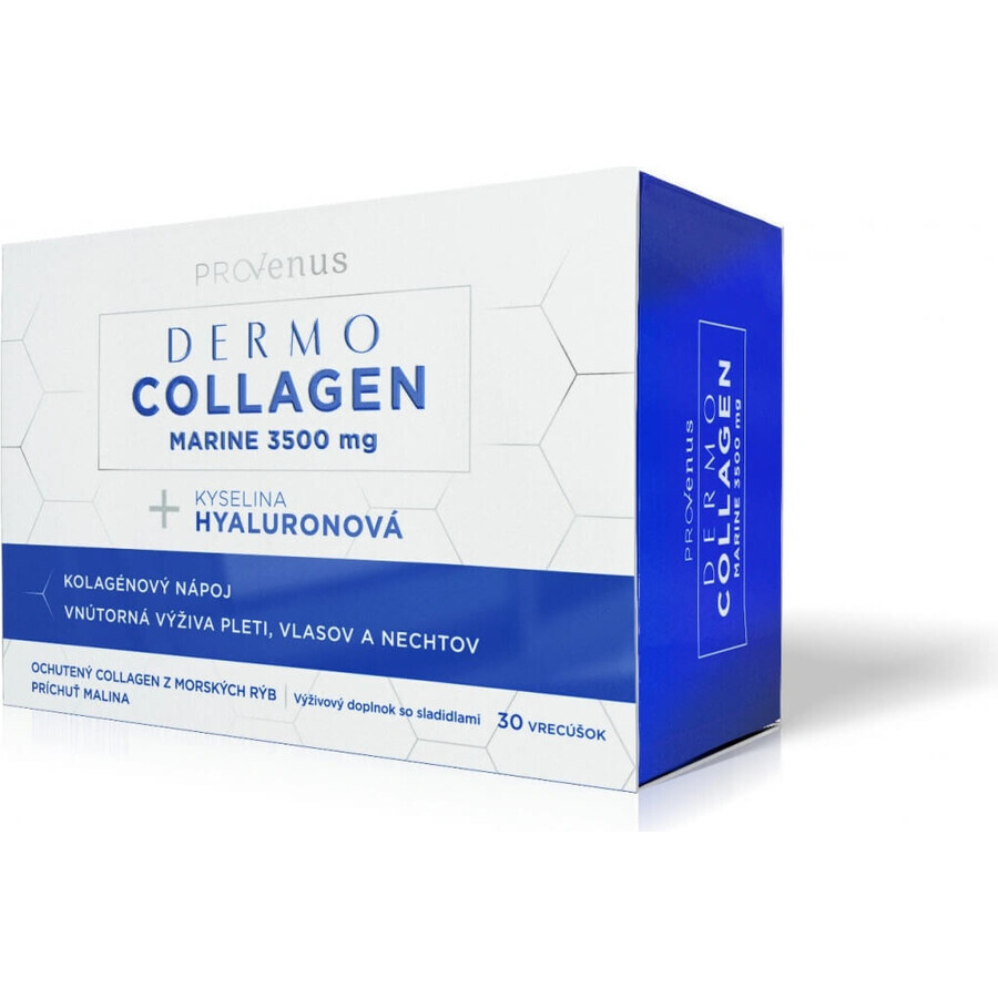 DermoCollagen Marine 3500 mg ProVenus 1×30 pièces, goût framboise