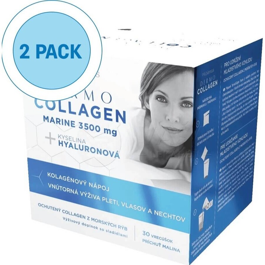 DermoCollagen Marine 3500 mg ProVenus 1×30 pièces, goût framboise