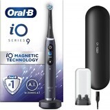 Oral B EK iO Series 9 Negro ónix + portacepillo + estuche de viaje 1×1 set, cepillo de dientes electrónico