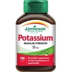 JAMIESON POTASIUM 50 mg 1×100 tbl, kalium