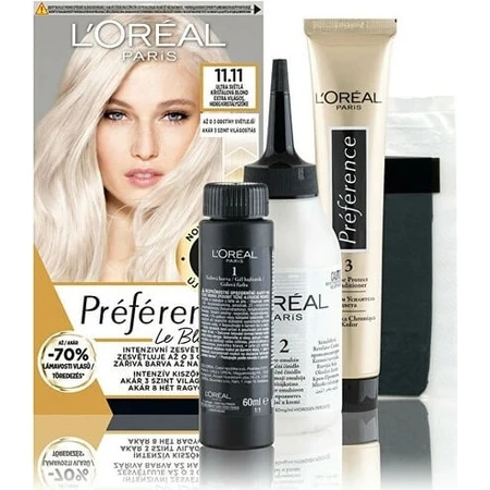 L'Oréal Paris Preférencia Le Blonding Ultra light cool crystal blonde 1×180 ml culoare