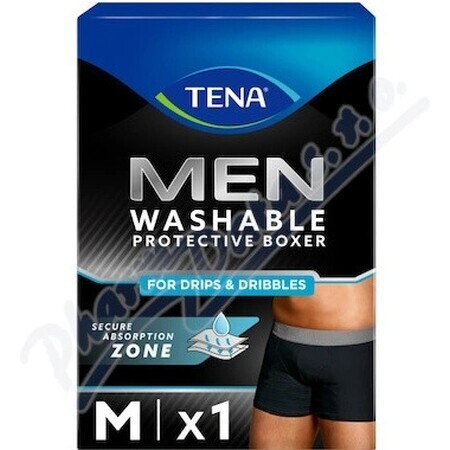 TENA Men Lenjerie lavabilă negru M OTC 1×1 buc, boxeri absorbanți