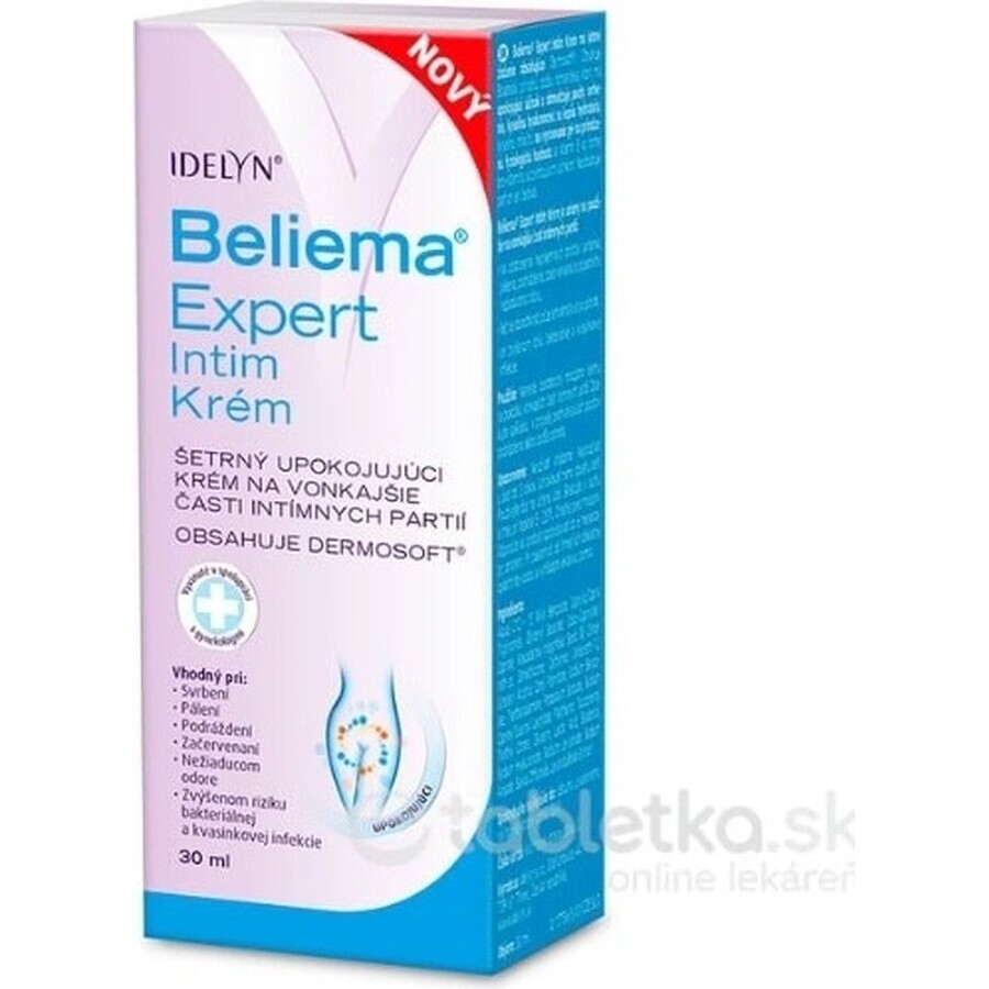 IDELYN Beliema Beliema Expert Intim Intimate Cream 1×30 ml, intieme crème