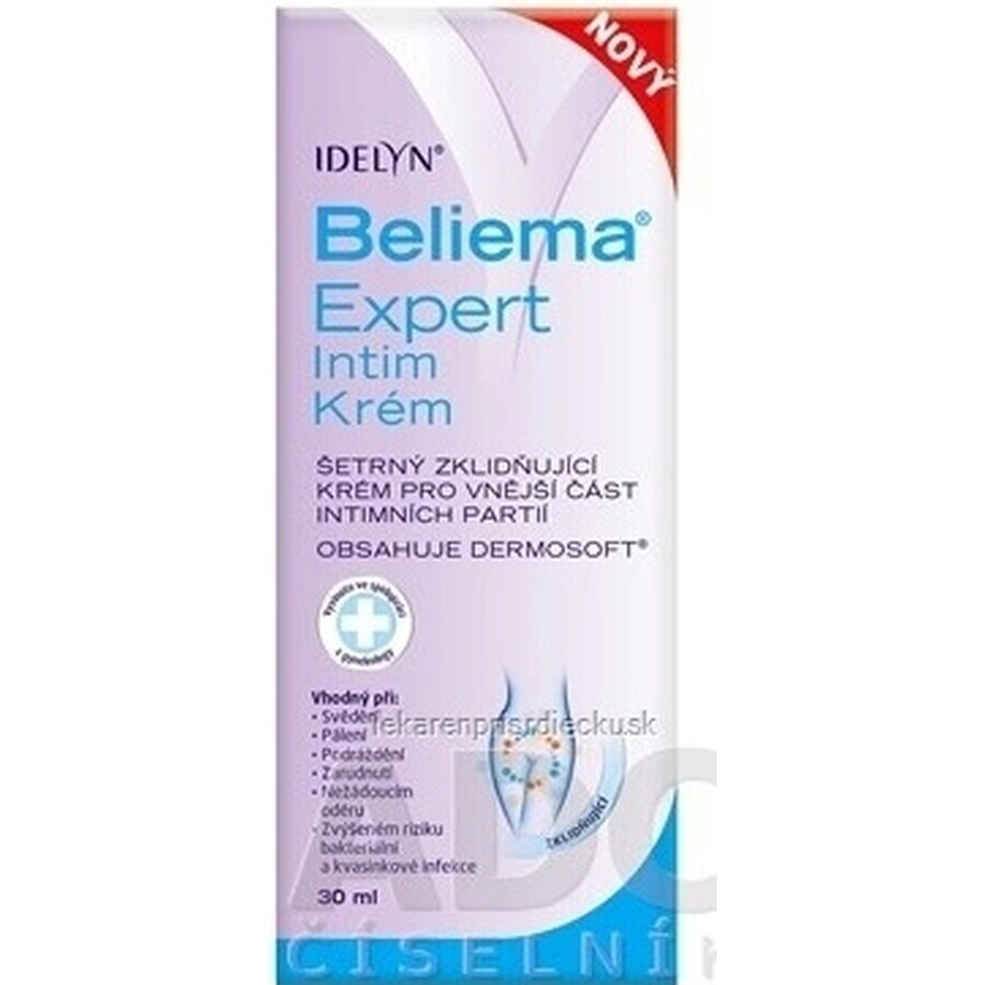 IDELYN Beliema Beliema Expert Intim Intimate Cream 1×30 ml, intieme crème