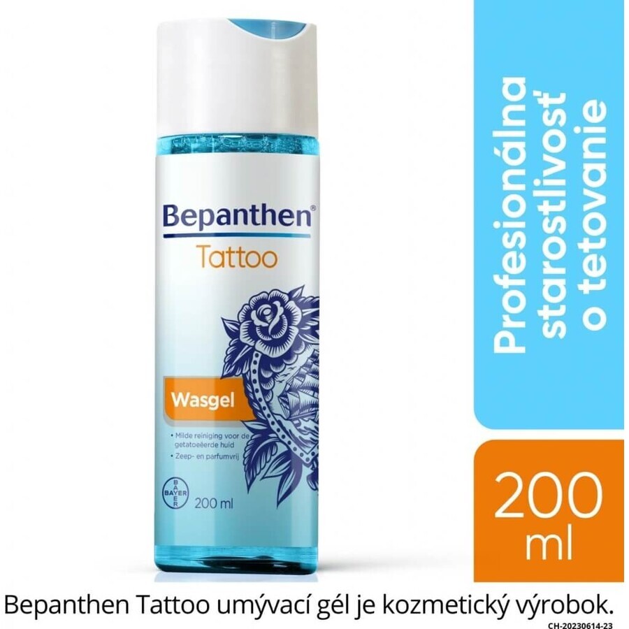 Bepanthen Tattoo Wash Gel 1×200 ml, Waschgel