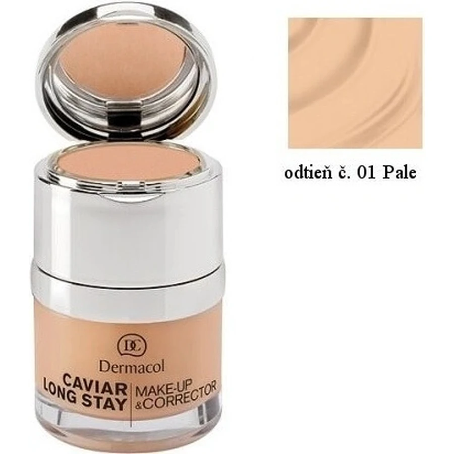 DERMACOL MAKE-UP avec correcteur CAVIAR FAIR 1×30 ml, maquillage